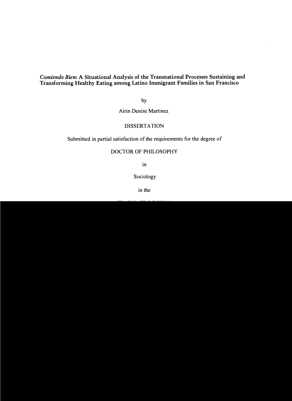 A Situational Analysis of the Transnational Processes Sustaining and Transforming Healthy Eating Among Latino Immigrant Families in San Francisco