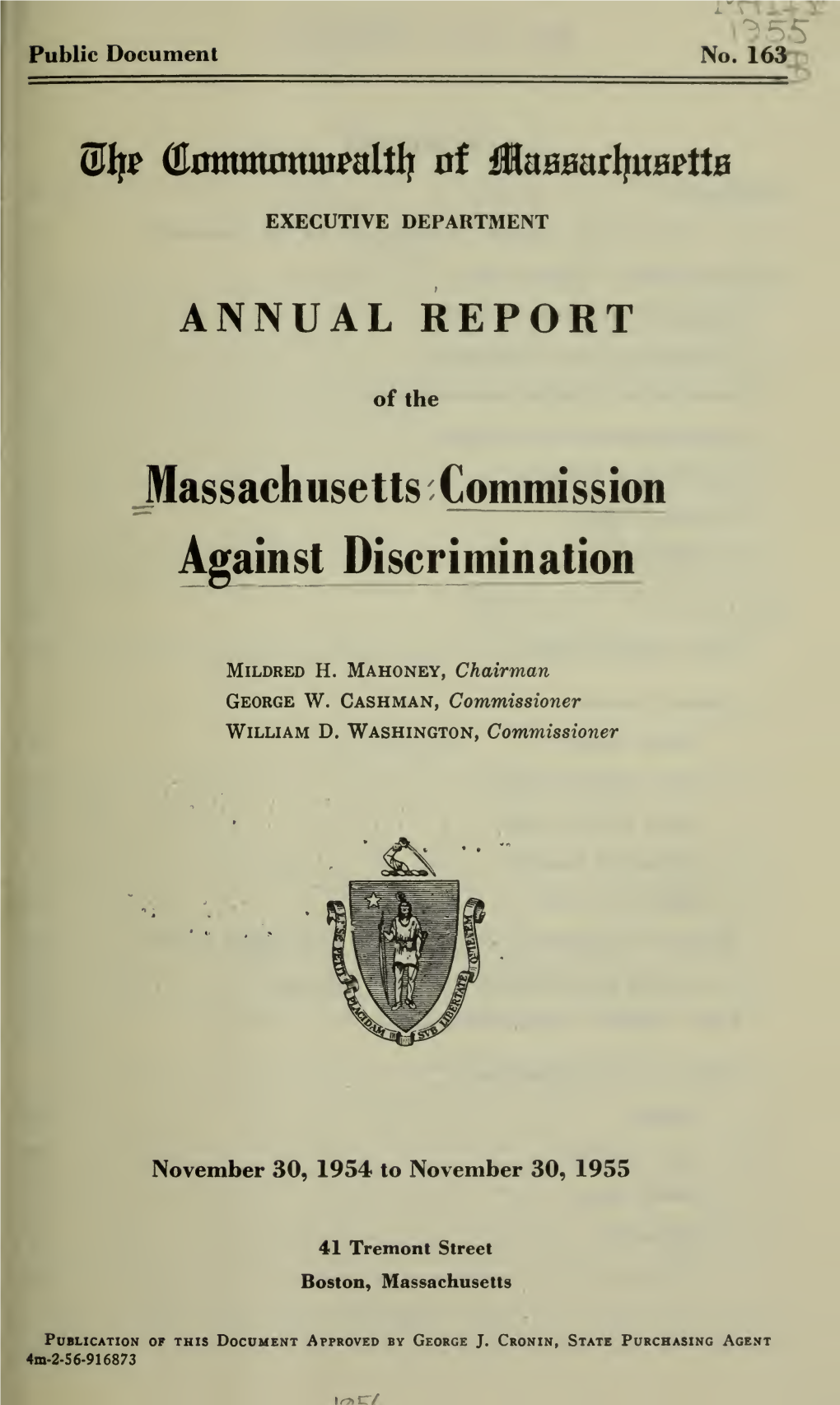 Annual Reports of the Massachusetts