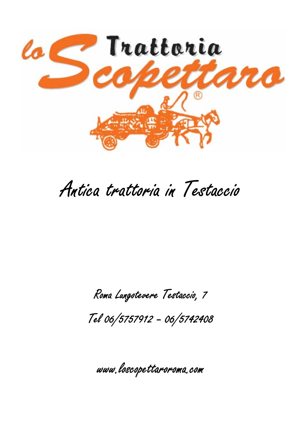 Antica Trattoria in Testaccio