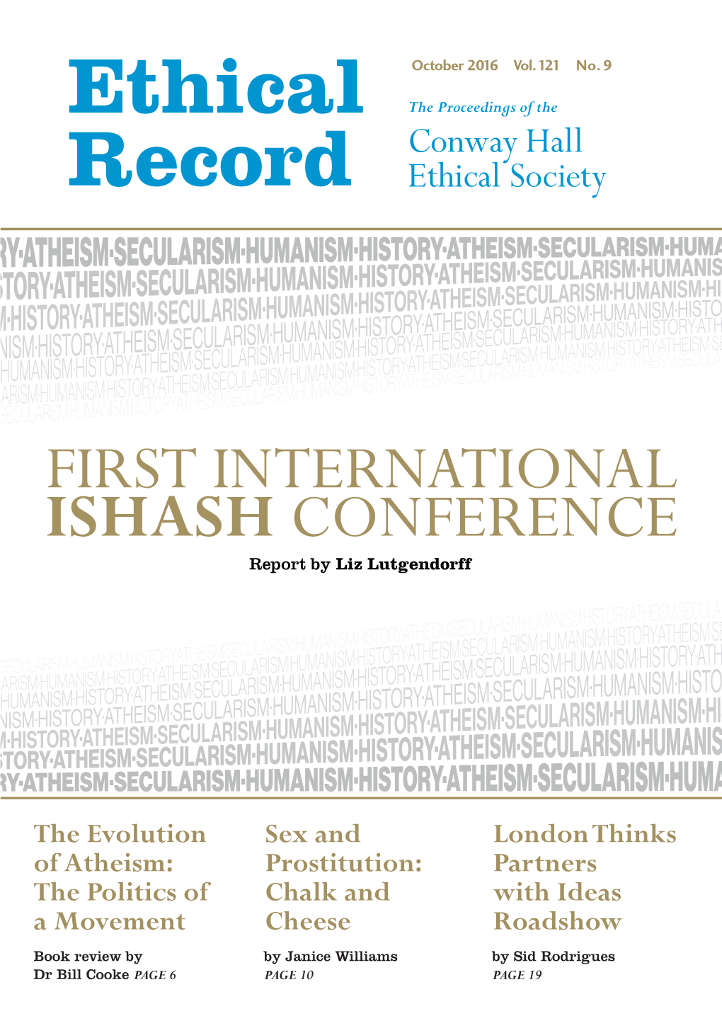 Ethical Record: Its Vital Role’