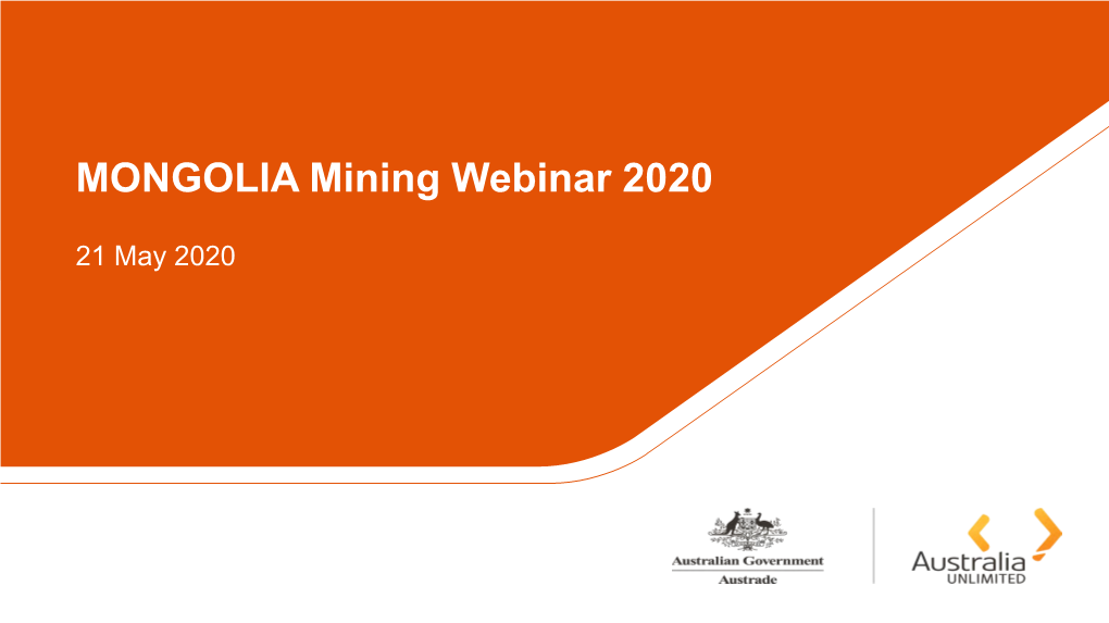 MONGOLIA Mining Webinar 2020