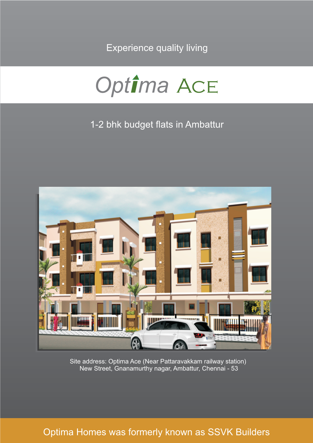 1-2 Bhk Budget Flats in Ambattur Experience Quality Living Optima