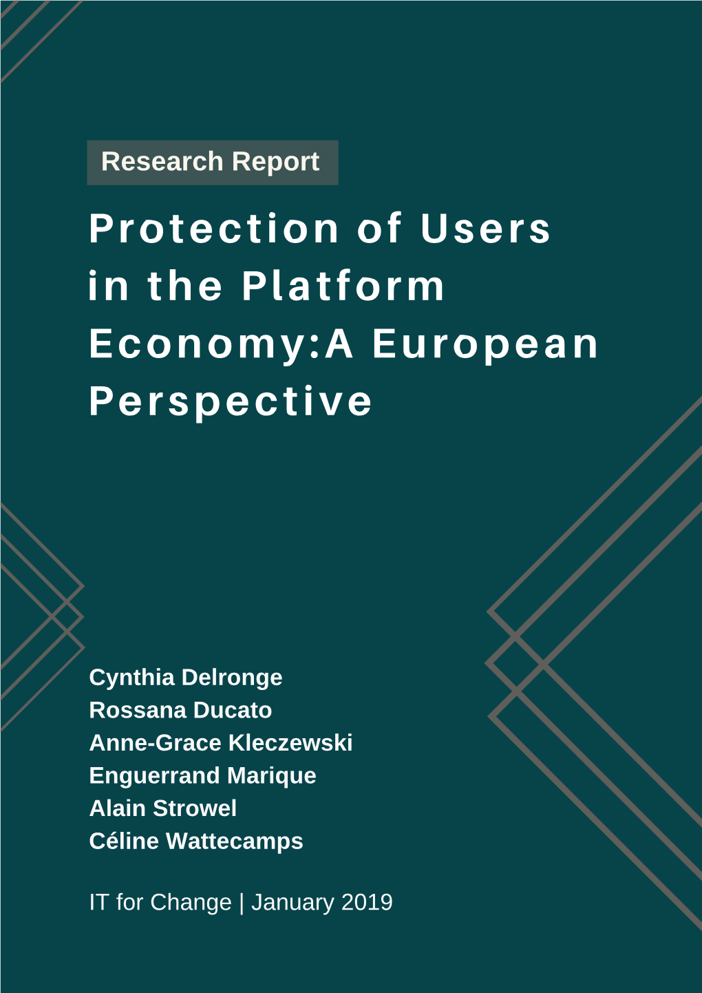 Protection of Users in the Platform Economy:A European Perspective