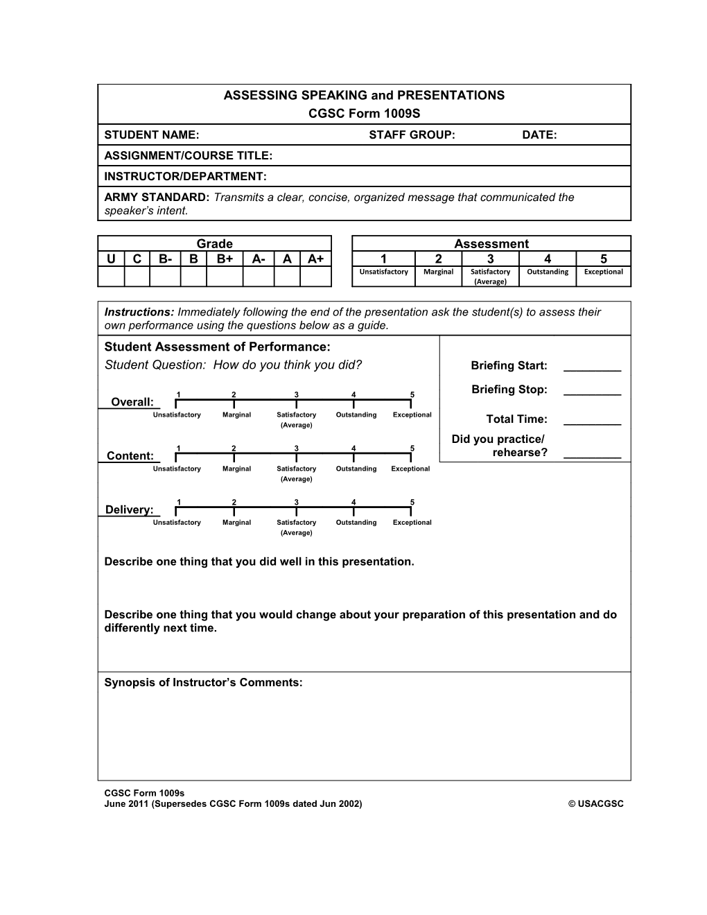 Prepare Information Briefings