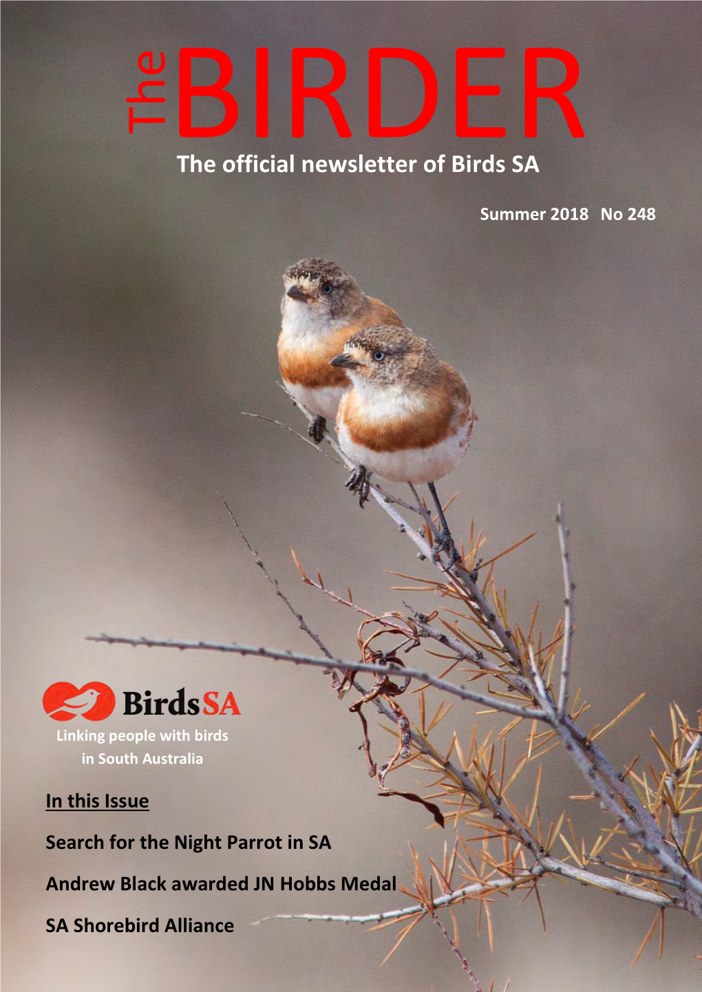 The Birder, No. 248, Summer 2018