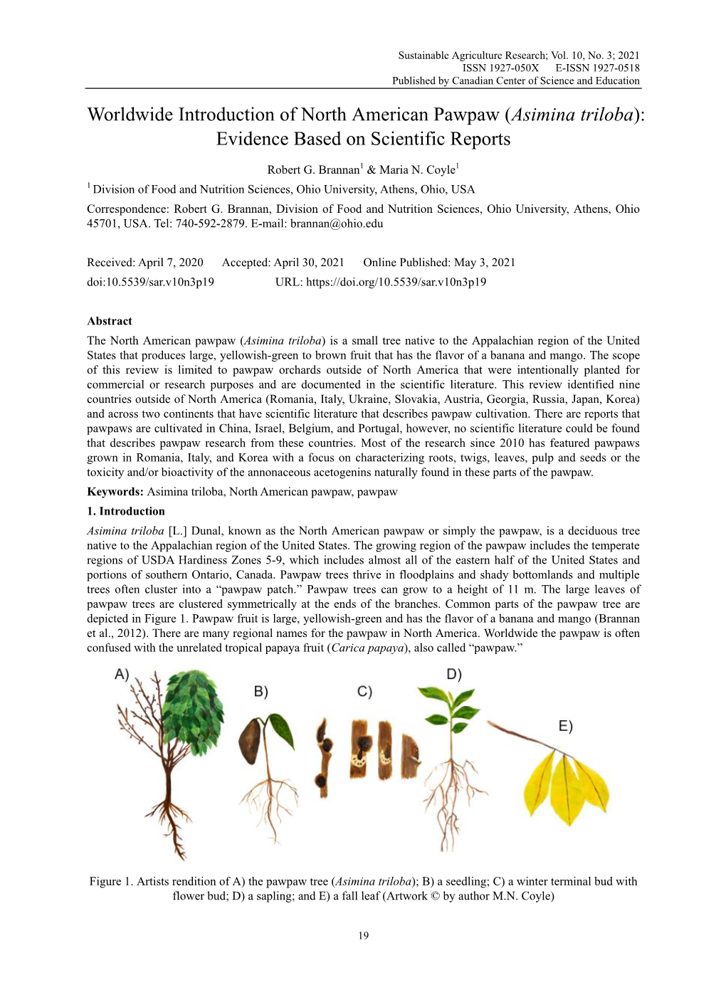 Asimina Triloba): Evidence Based on Scientific Reports