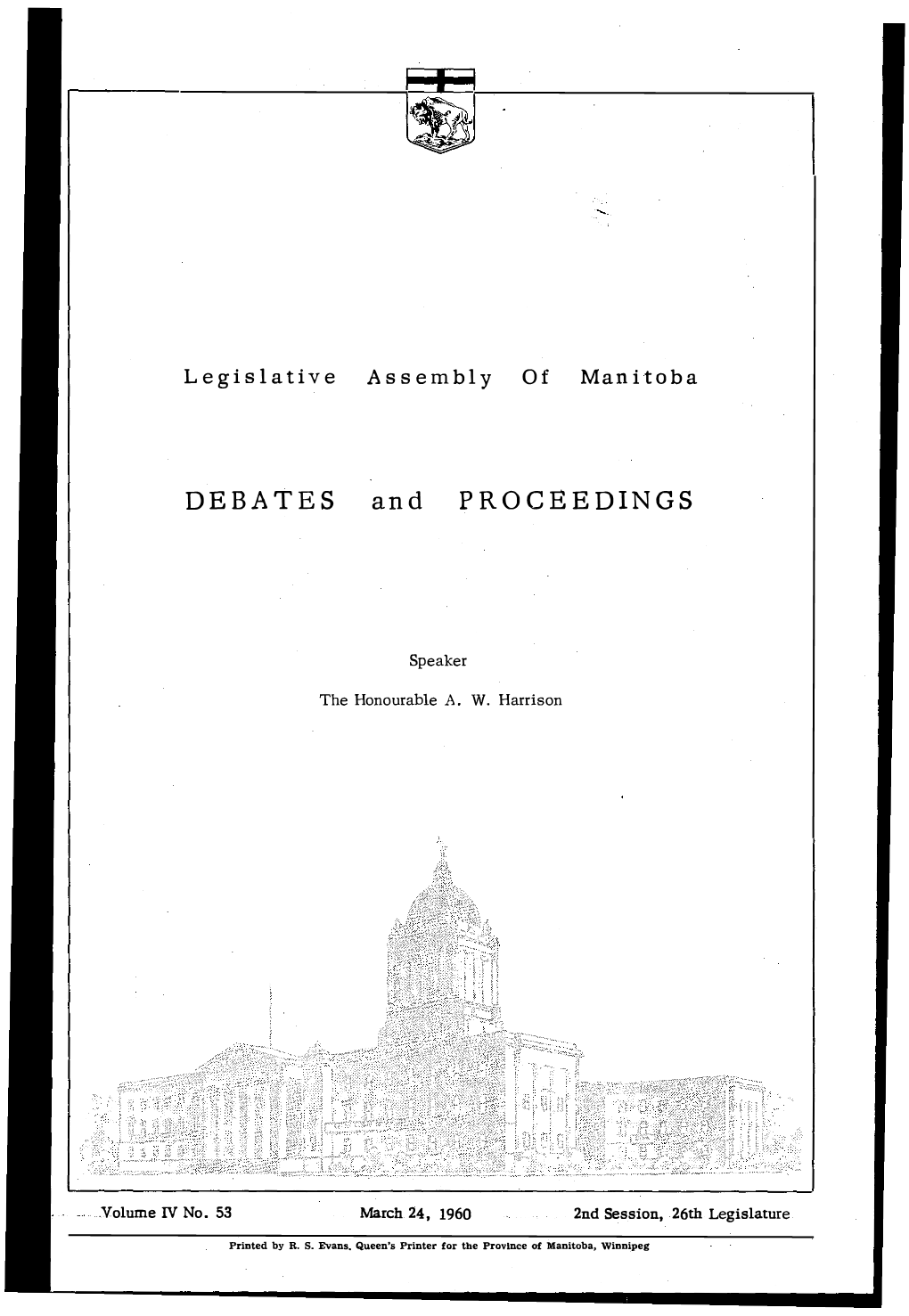 DEBATES and PROCEEDINGS