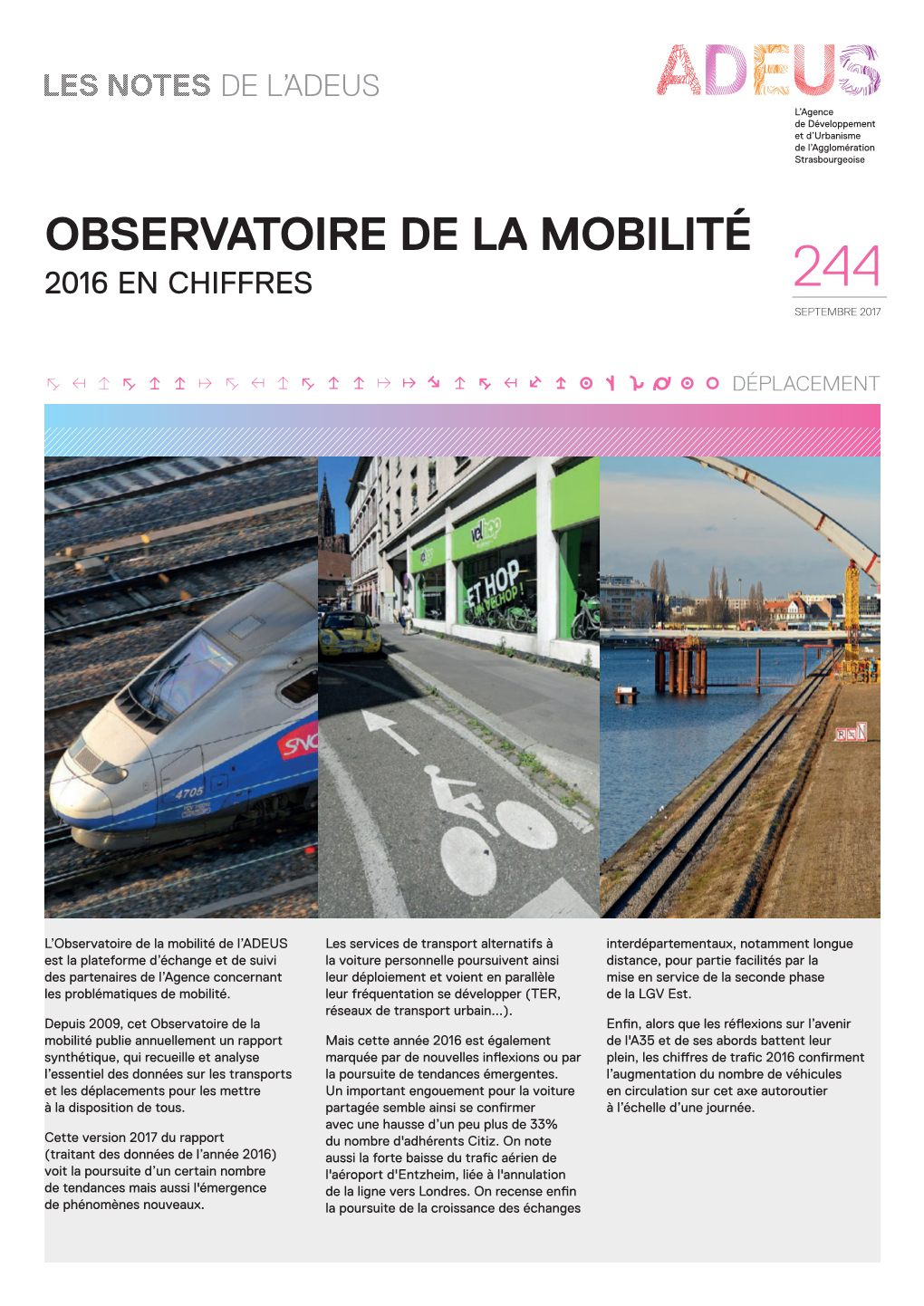 Observatoire De La Mobilité 2016 En Chiffres 244 Septembre 2017