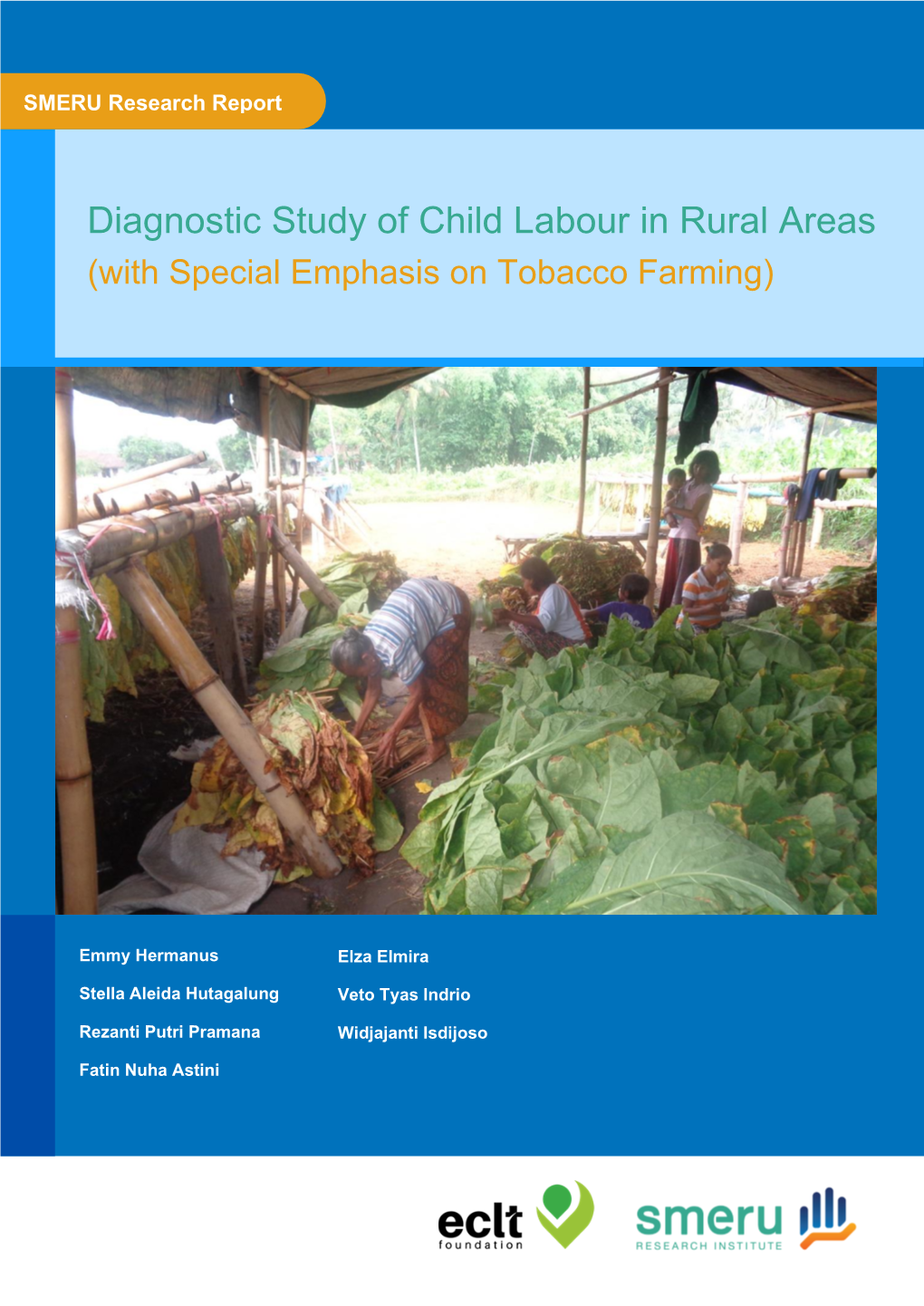 Diagnostic Study of Child Labour in Rural Area (With Special Emphasis on Tobacco Farming)