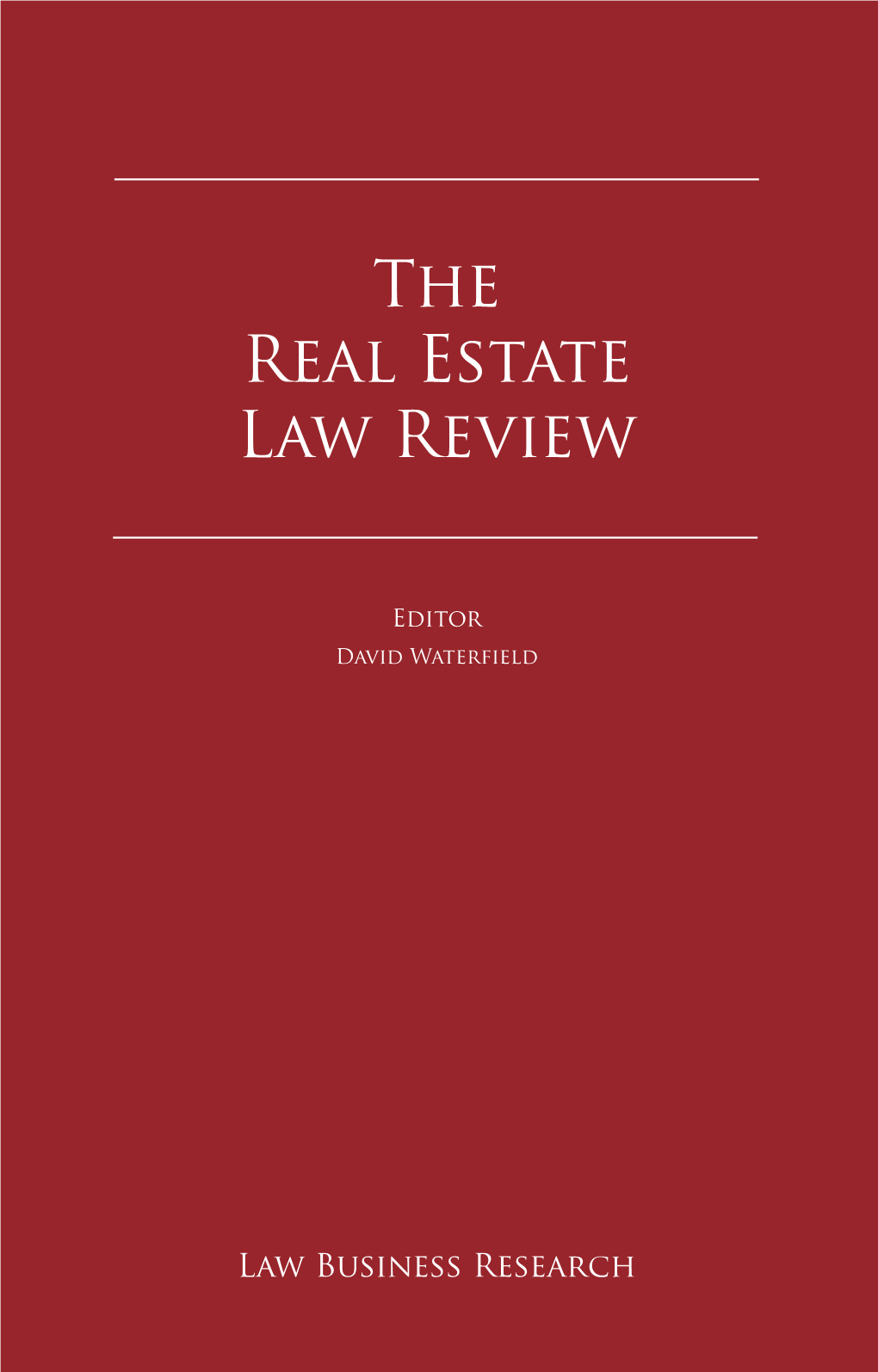 The Real Estate Law Review