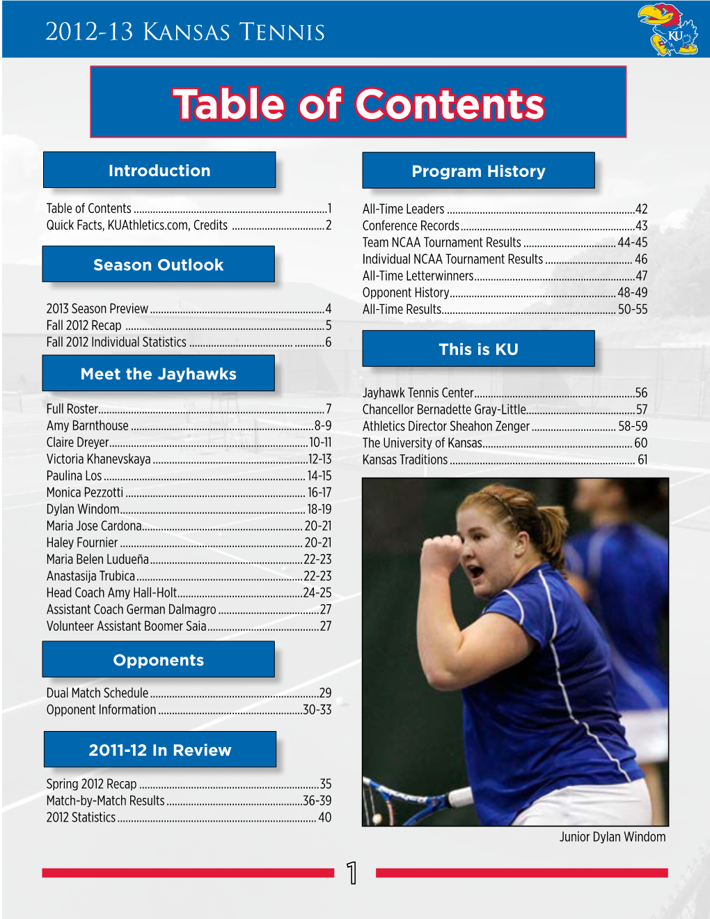 Table of Contents