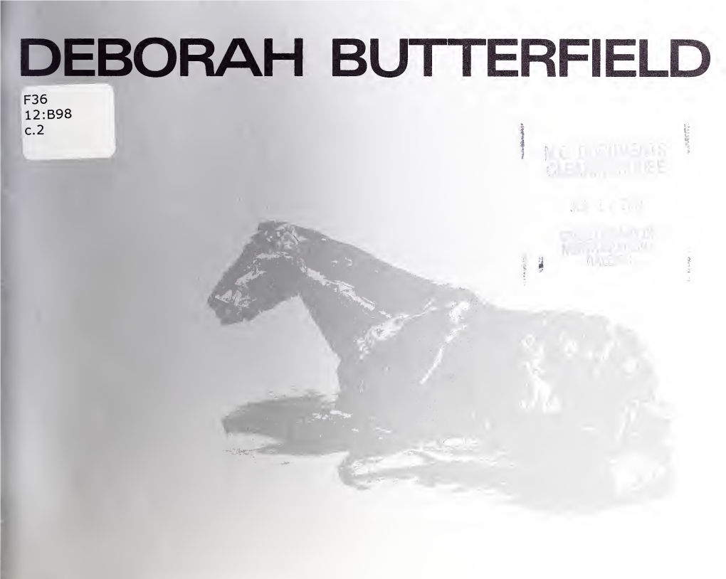 DEBORAH BUTTERFIELD F36 12:B98 Digitized by Tine Internet Archive