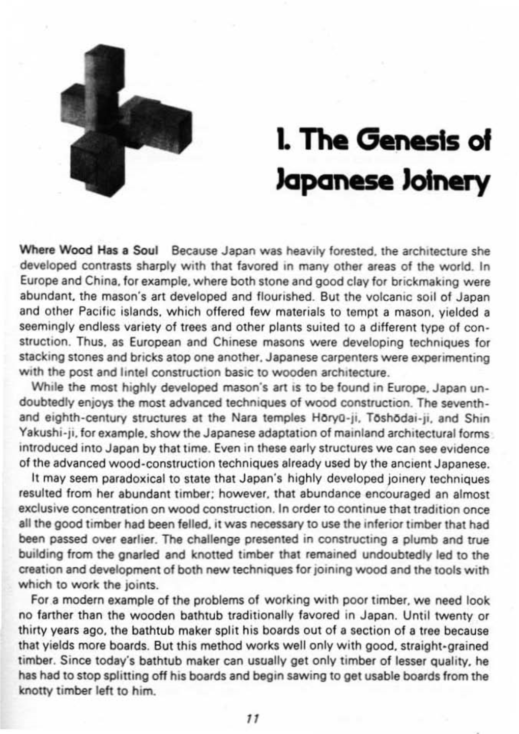 Japanese Joinery