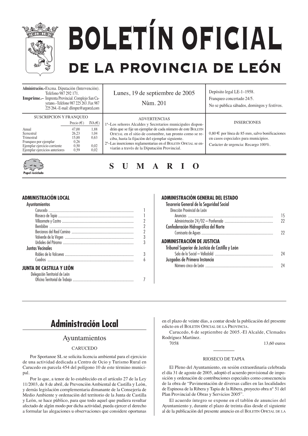 De La Provincia De León