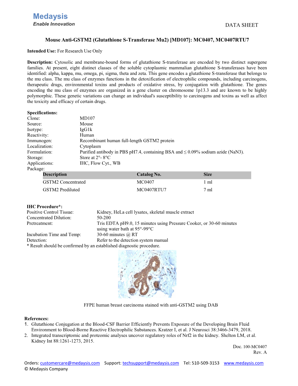 Medaysis Enable Innovation DATA SHEET