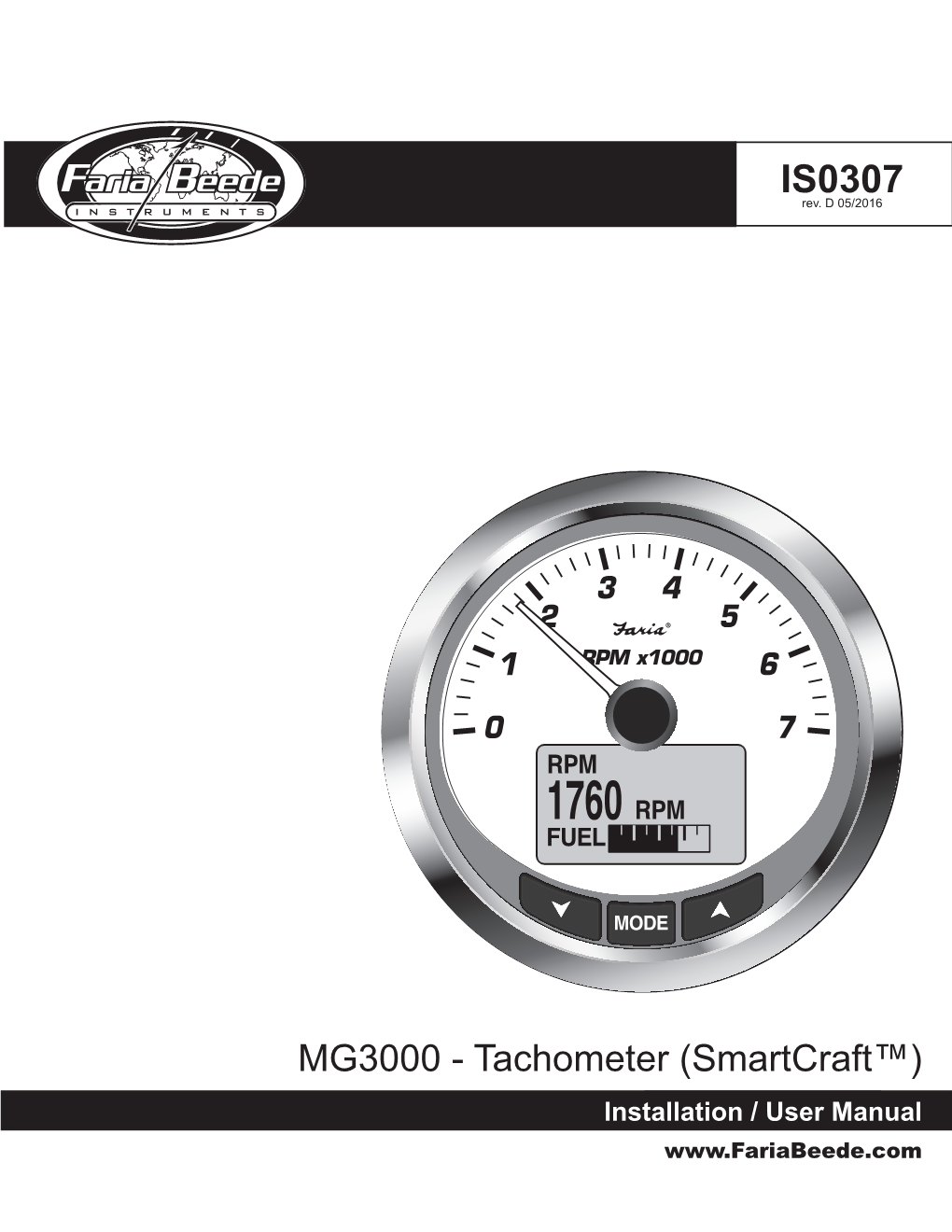 Tachometer (Smartcraft™) Installation / User Manual