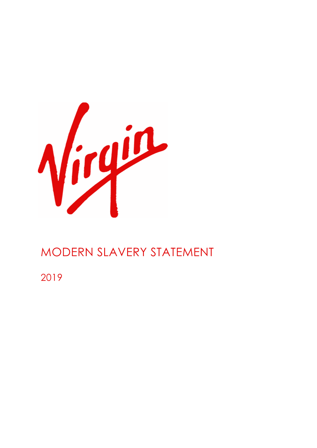 Modern Slavery Statement