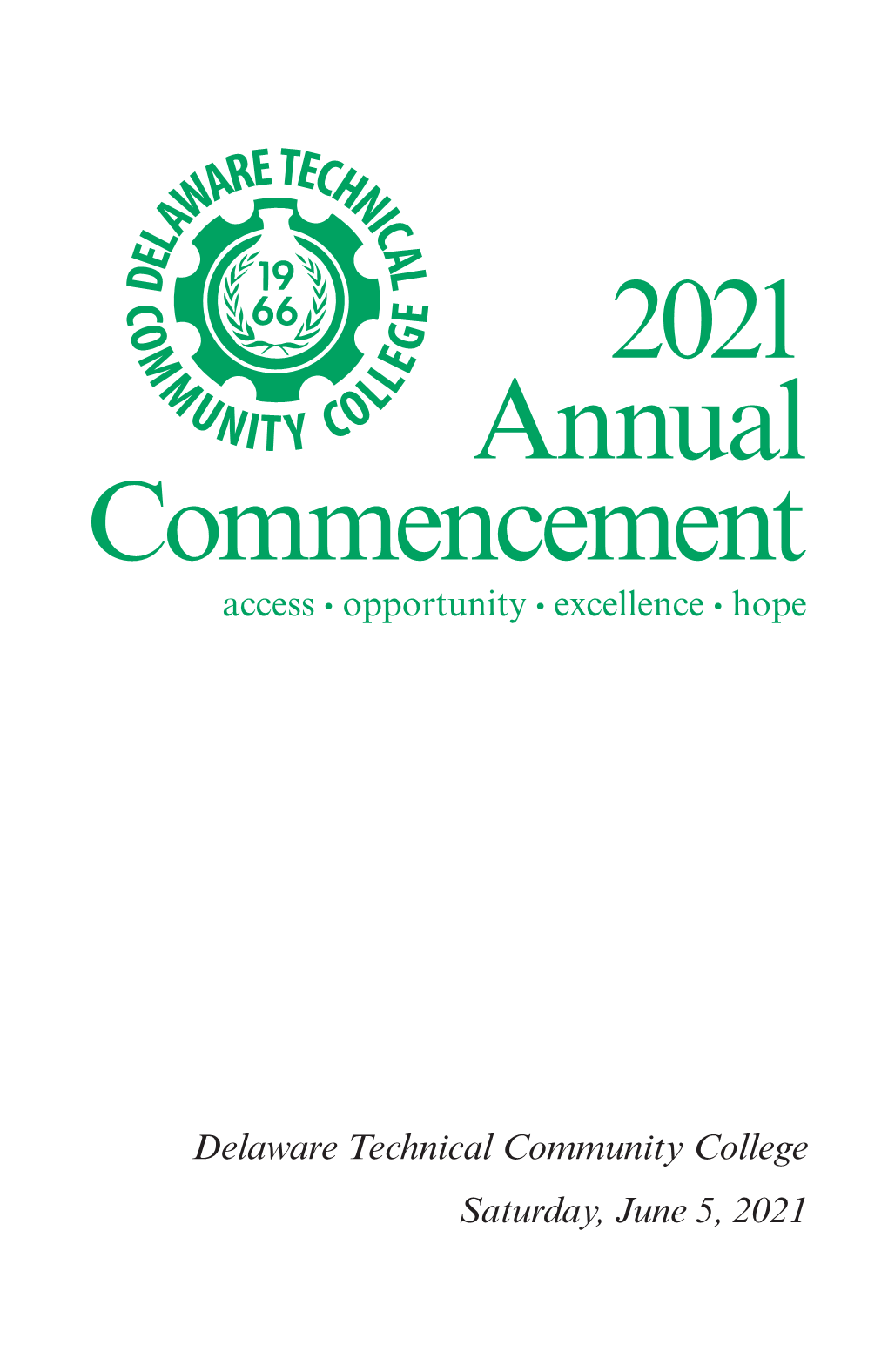 2021 Annual Commencement