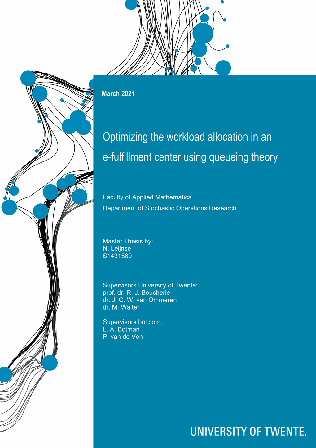 Optimizing the Workload Allocation in an E-Fulfillment Center Using Queueing Theory