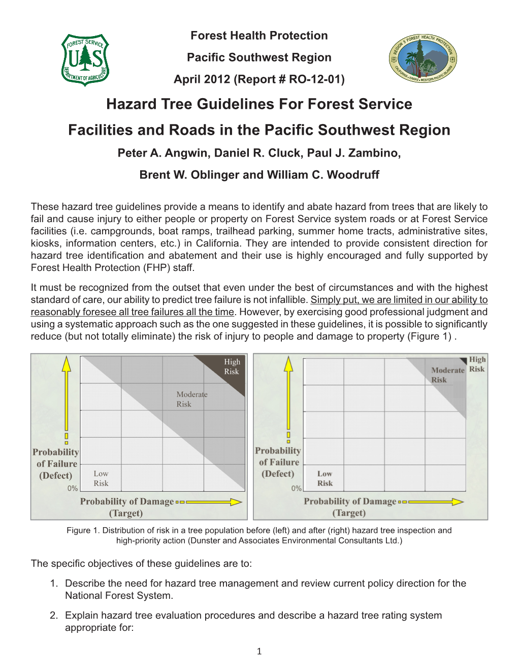 Hazard Tree Guidelines for Forest Service Facilities and Roads in the Pacific Southwest Region Peter A