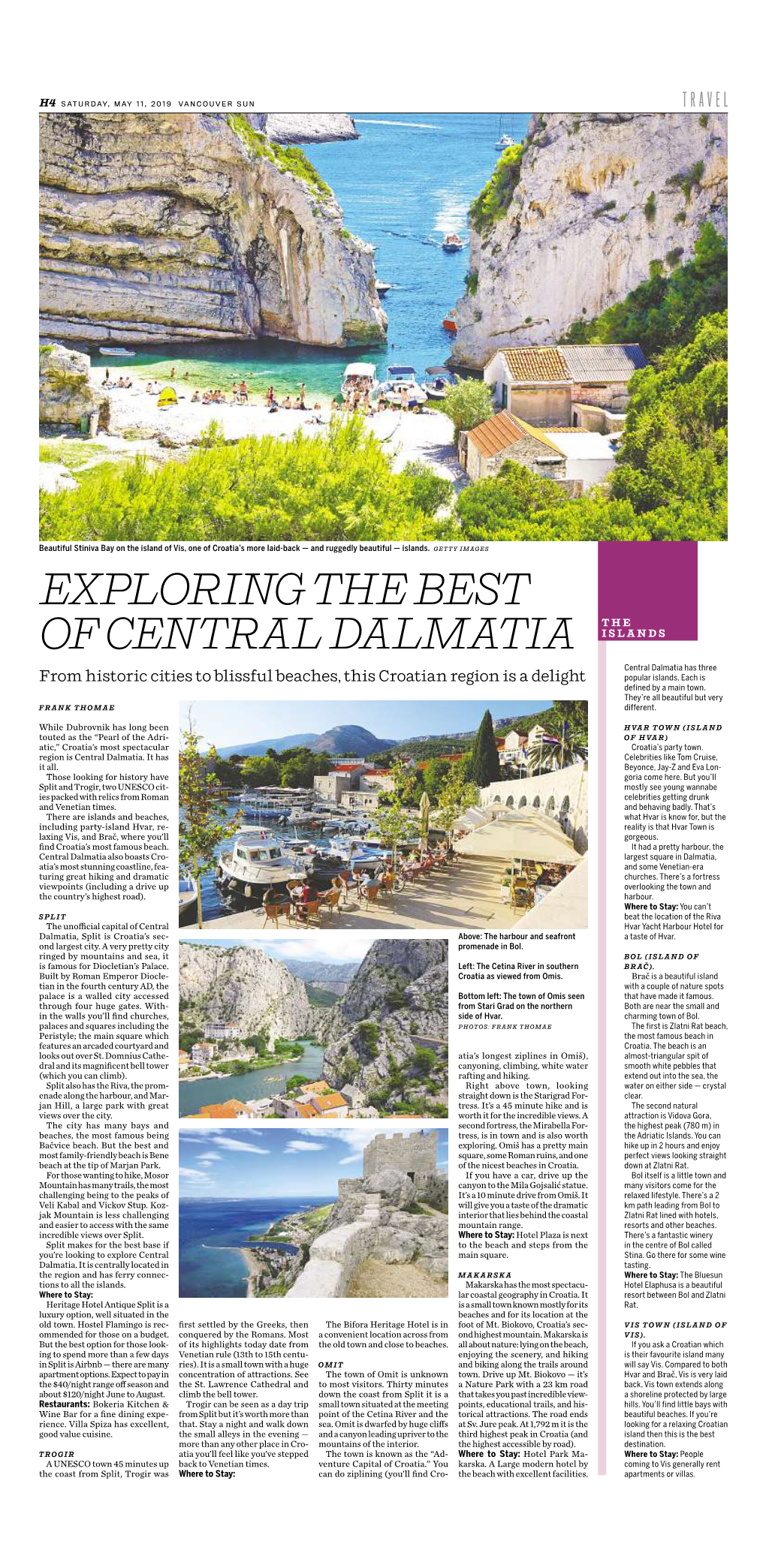 Exploring the Best of Central Dalmatia