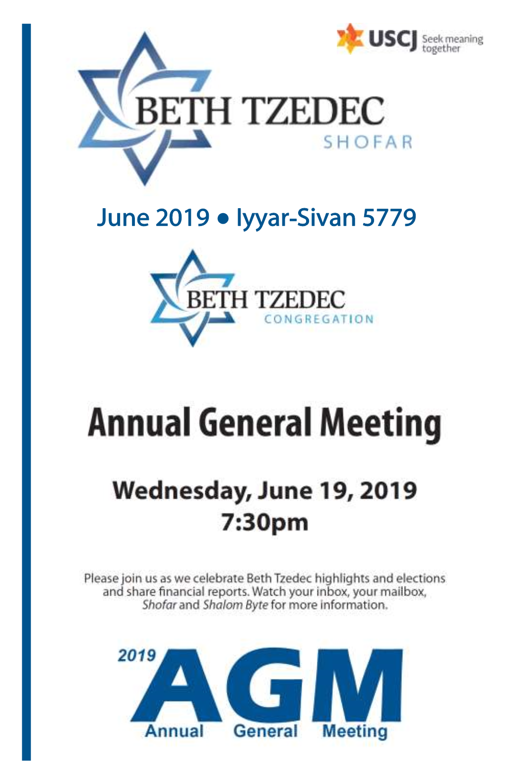 June 2019 Iyyar-Sivan 5779
