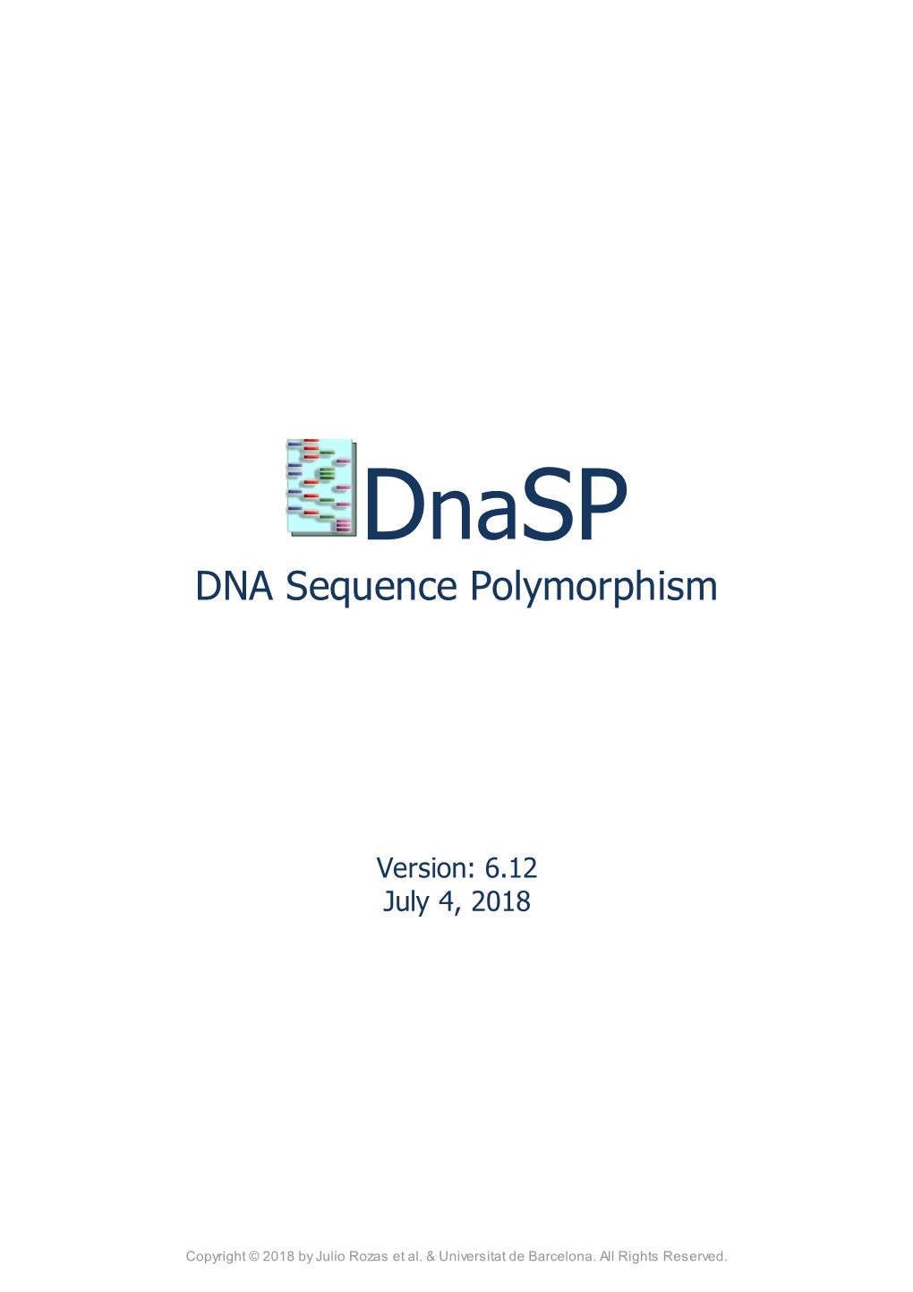 Dnasp V6. Documentation