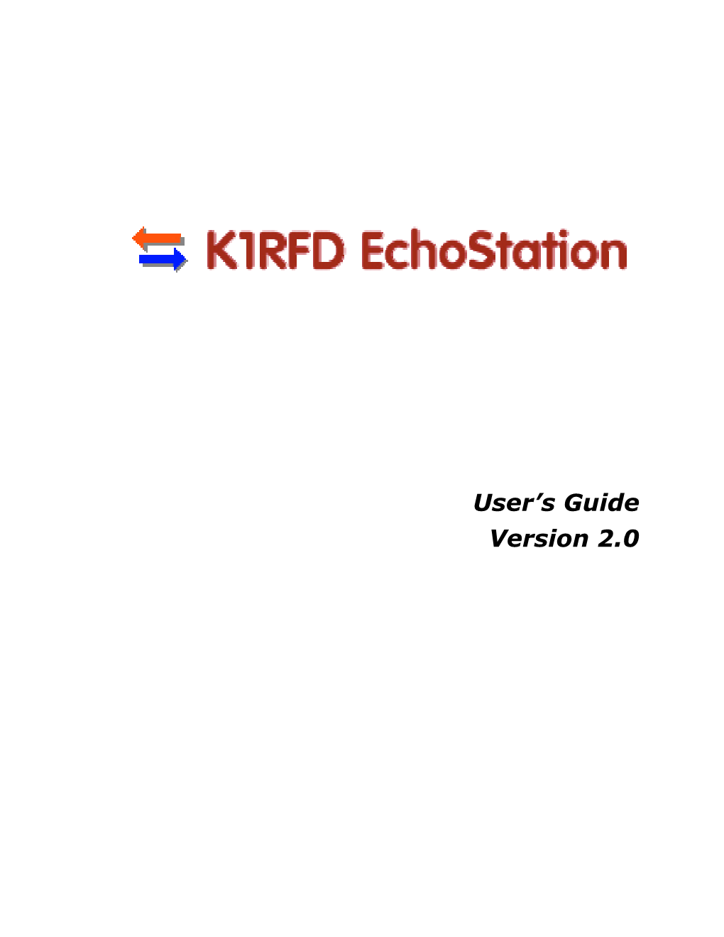 Echostation User's Guide