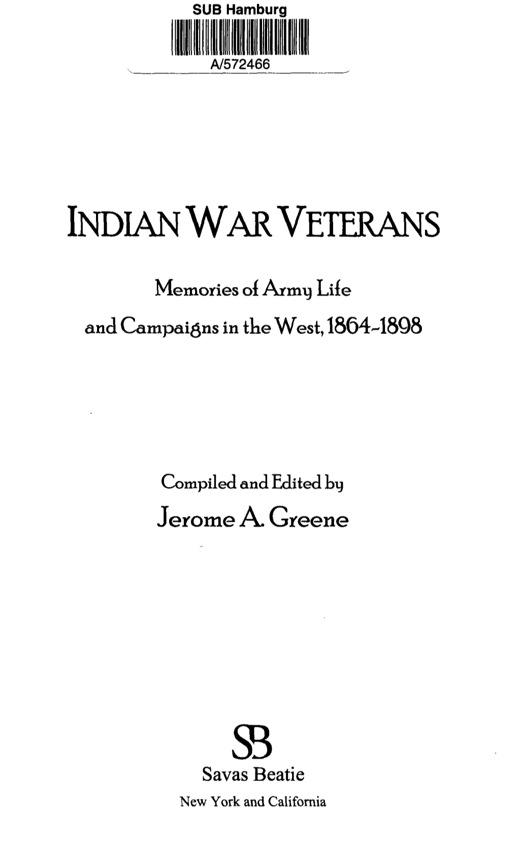 Indian W a R Veterans