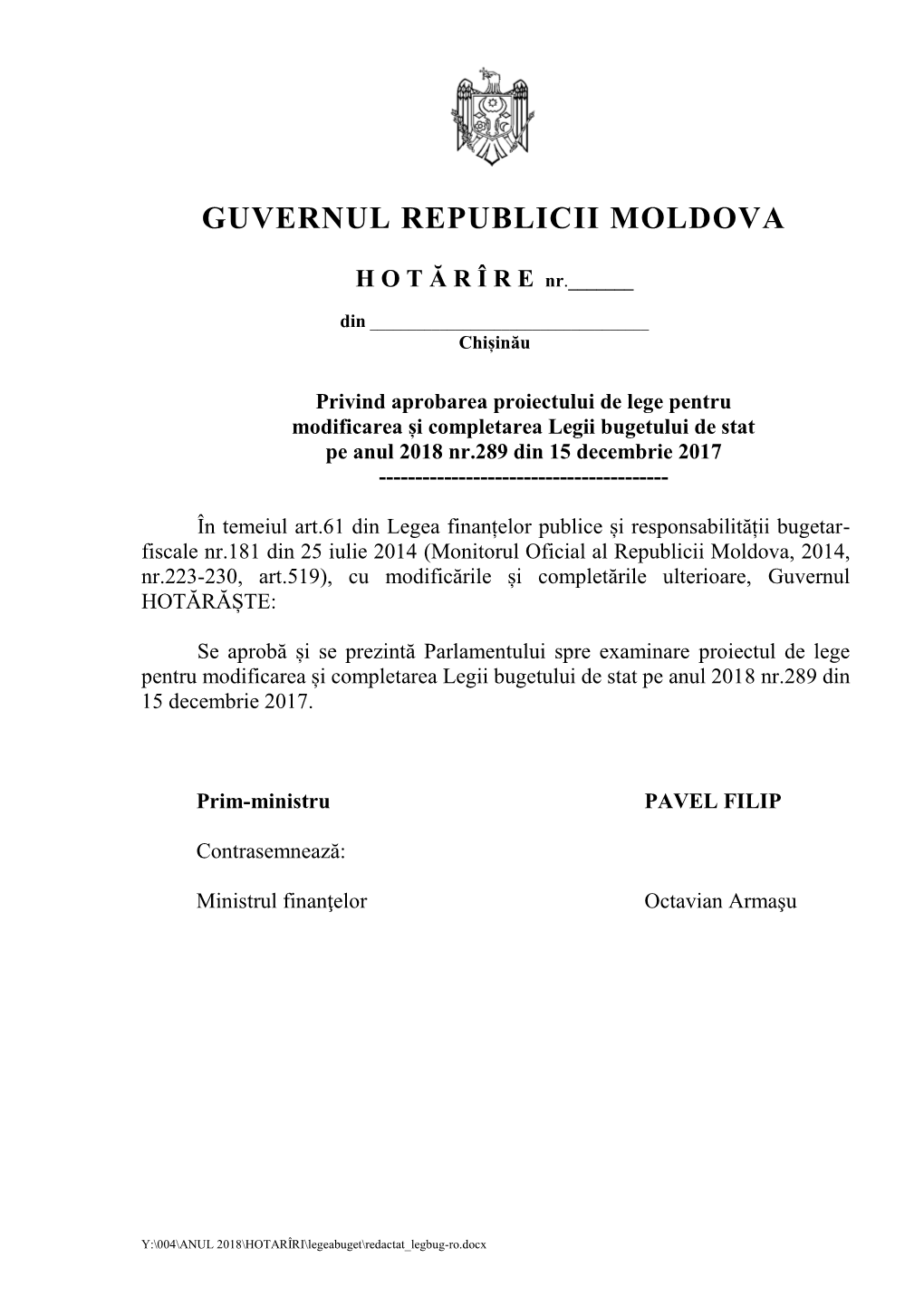 Guvernul Republicii Moldova