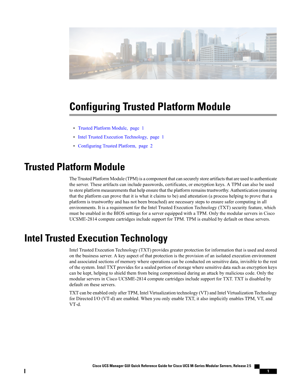 Configuring Trusted Platform Module