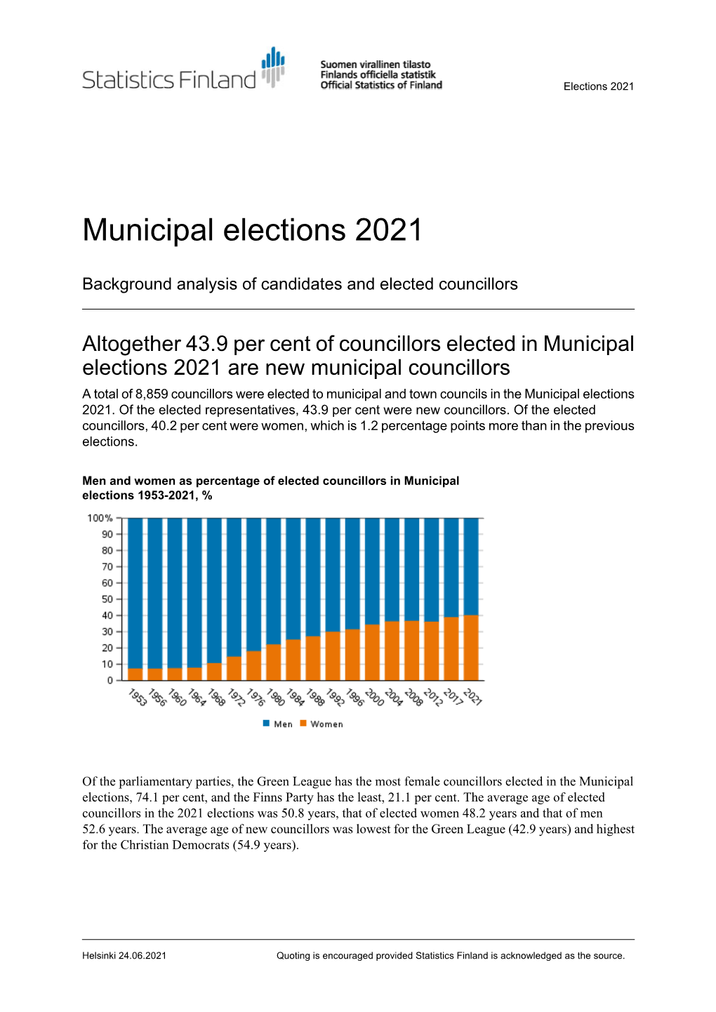 Municipal Elections 2021