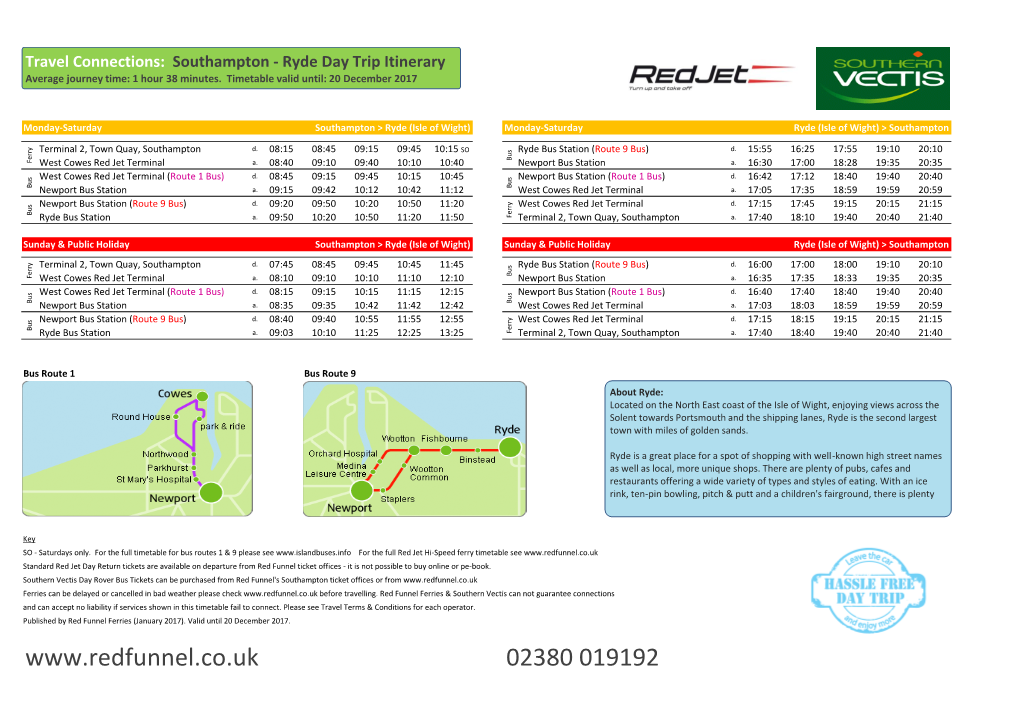 Southern Vectis - Southampton to Ryde.Pdf