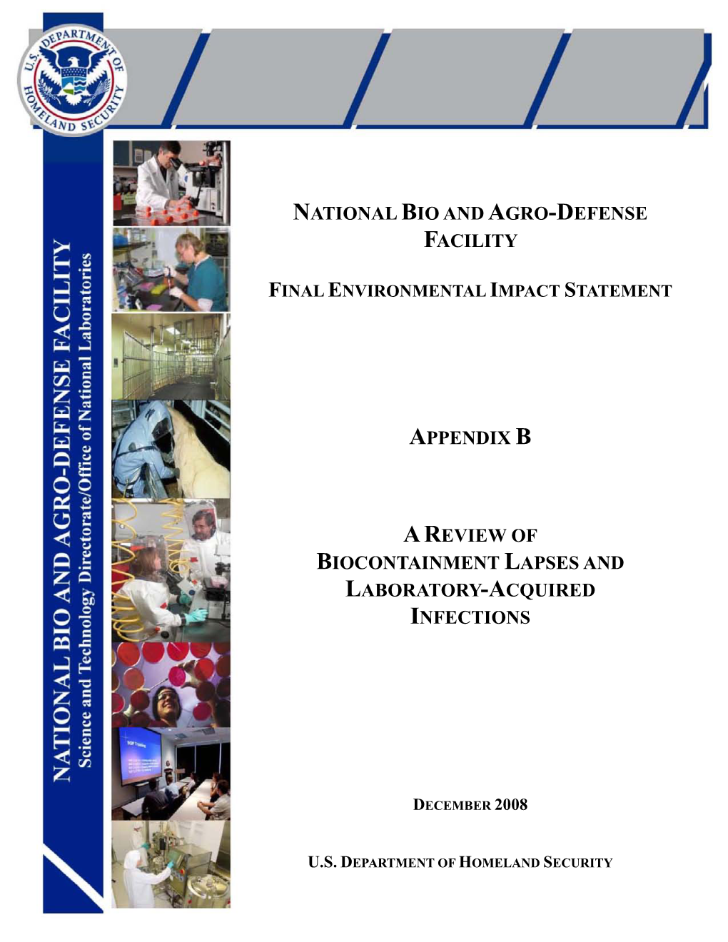 NBAF Final Environmental Impact Statement