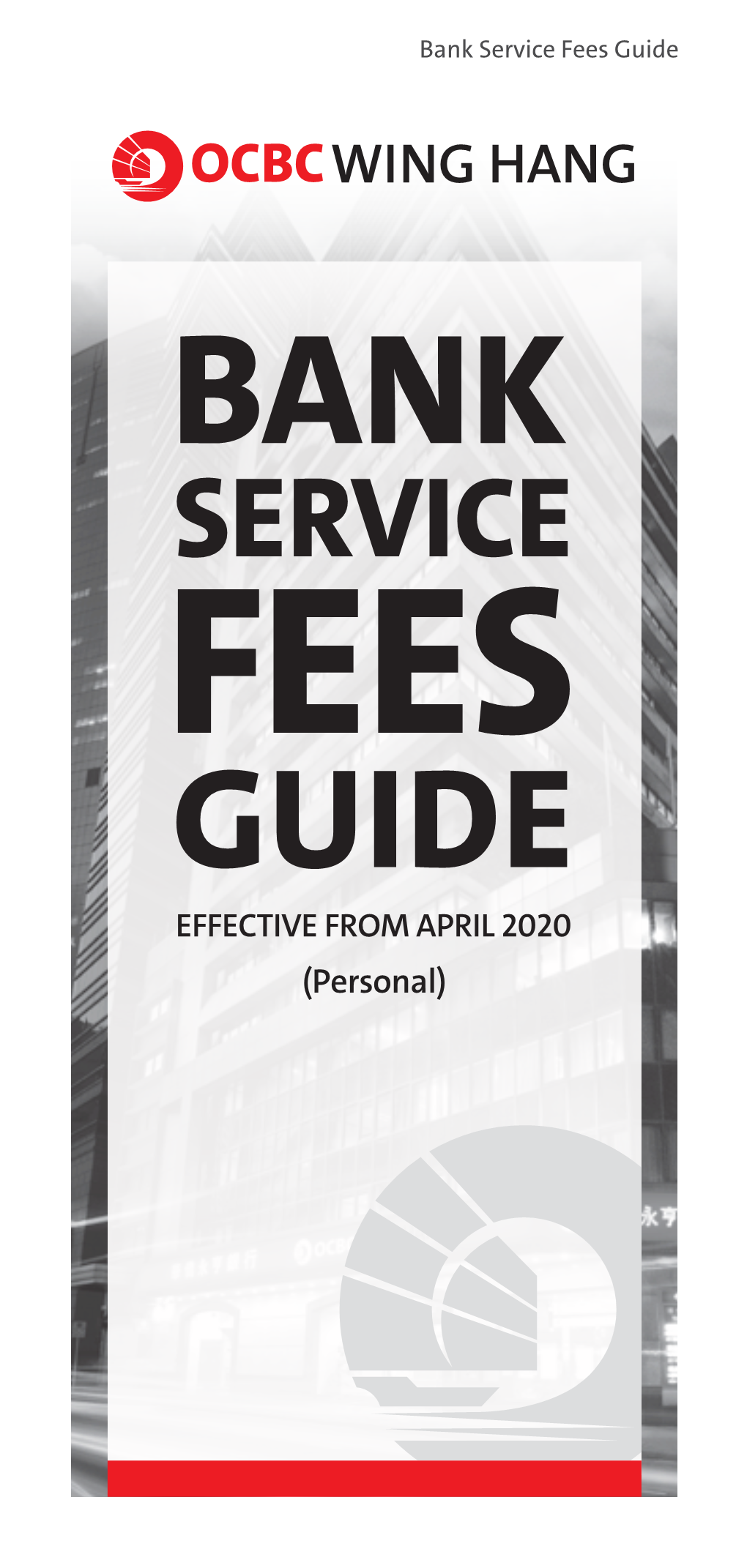 OCBC Wing Hang Bank Service Fees