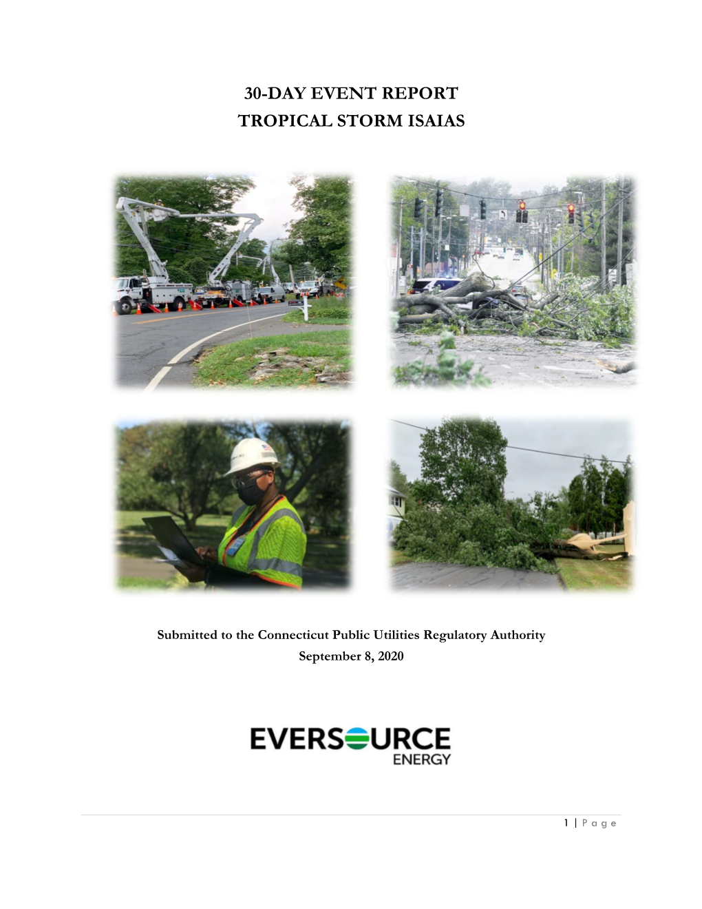 30-Day Event Report Tropical Storm Isaias