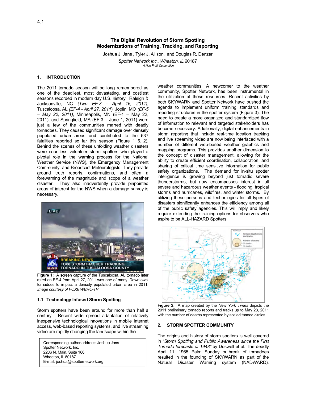 4.1 the Digital Revolution of Storm Spotting Modernizations of Training