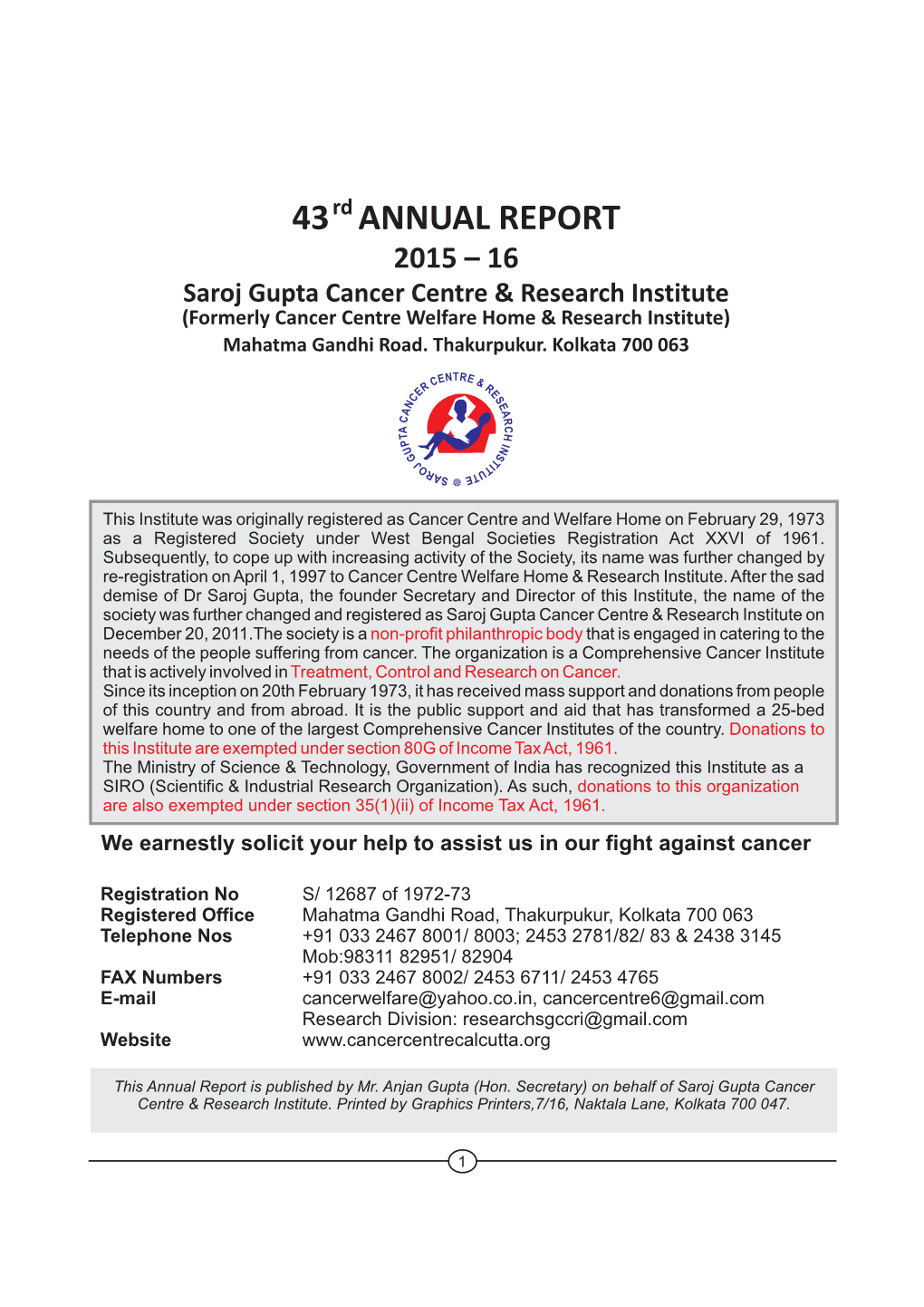 43 Annual Report