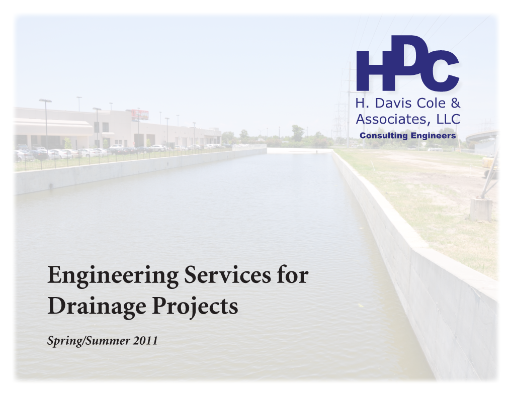 Engineering Services for Drainage Projects