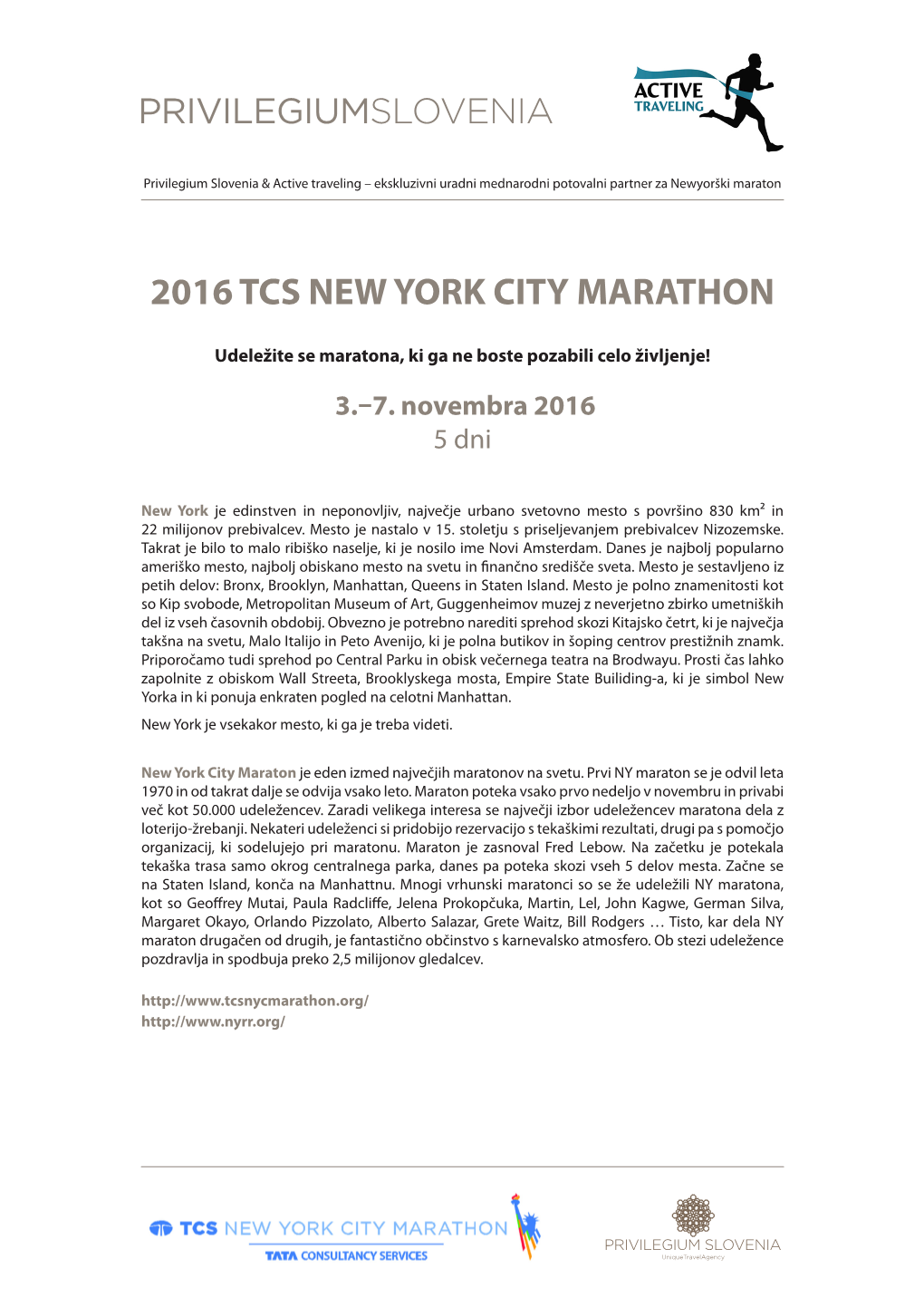 2016 Tcs New York City Marathon