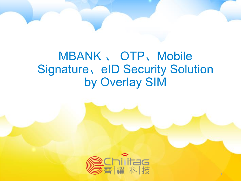 Eid Security Solution by Overlay SIM