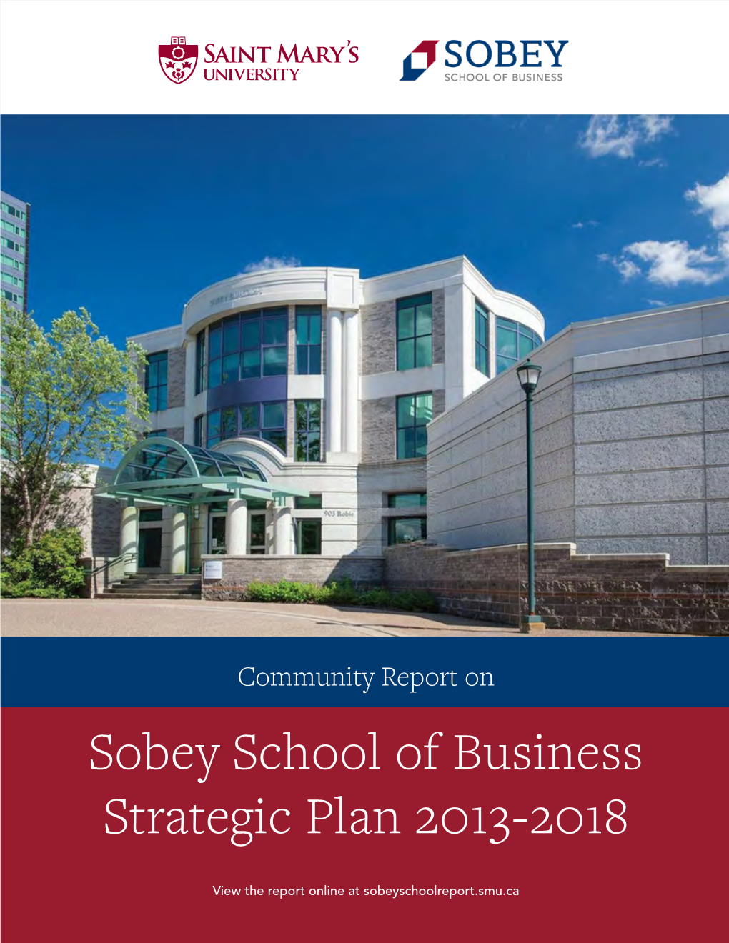 Sobey School of Business Strategic Plan 2013-2018