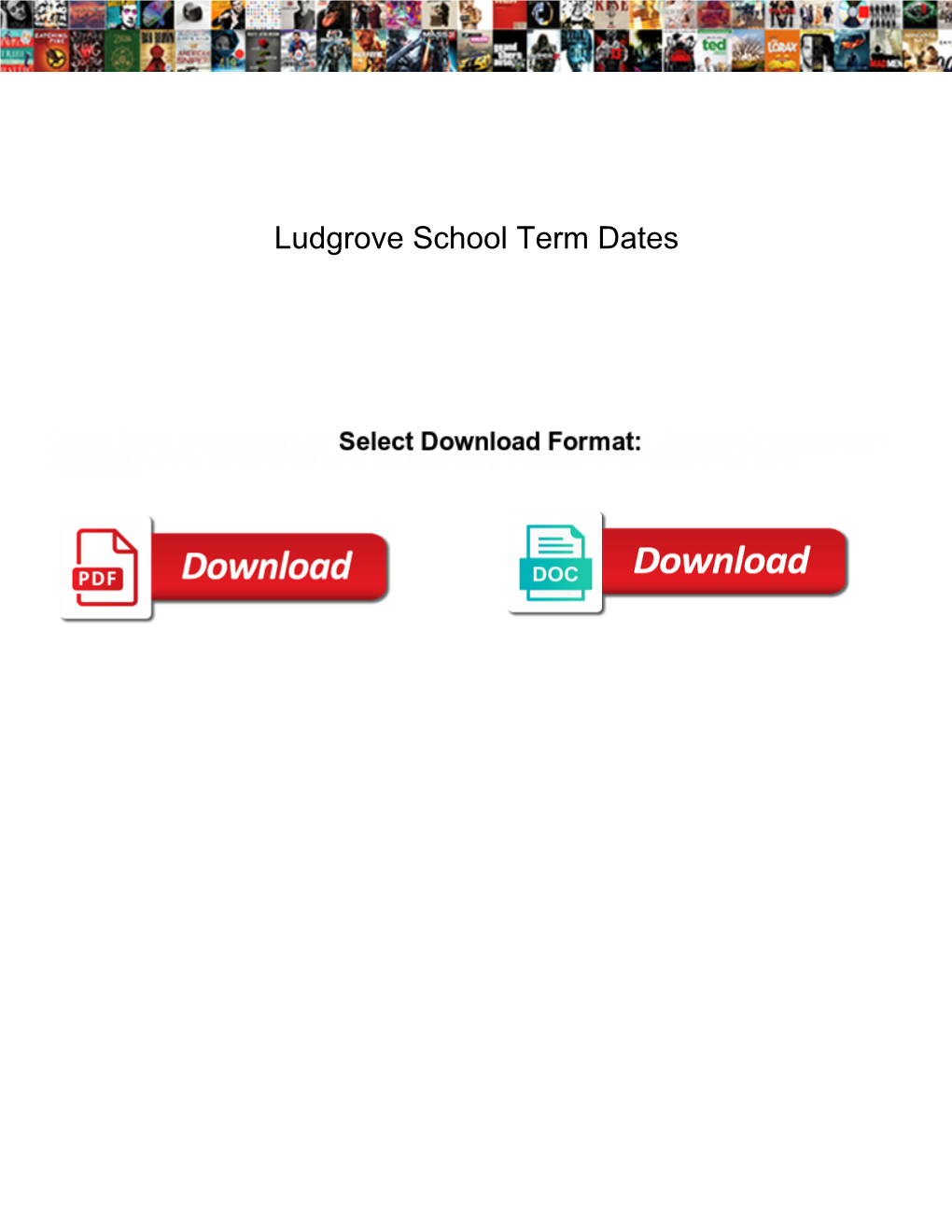 Ludgrove School Term Dates