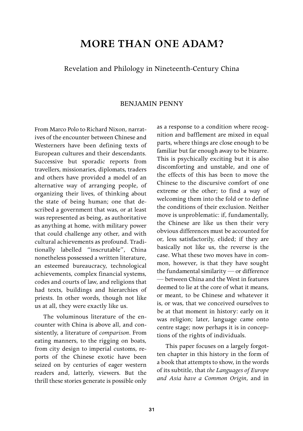 Revelation and Philology in Nineteenth-Century China