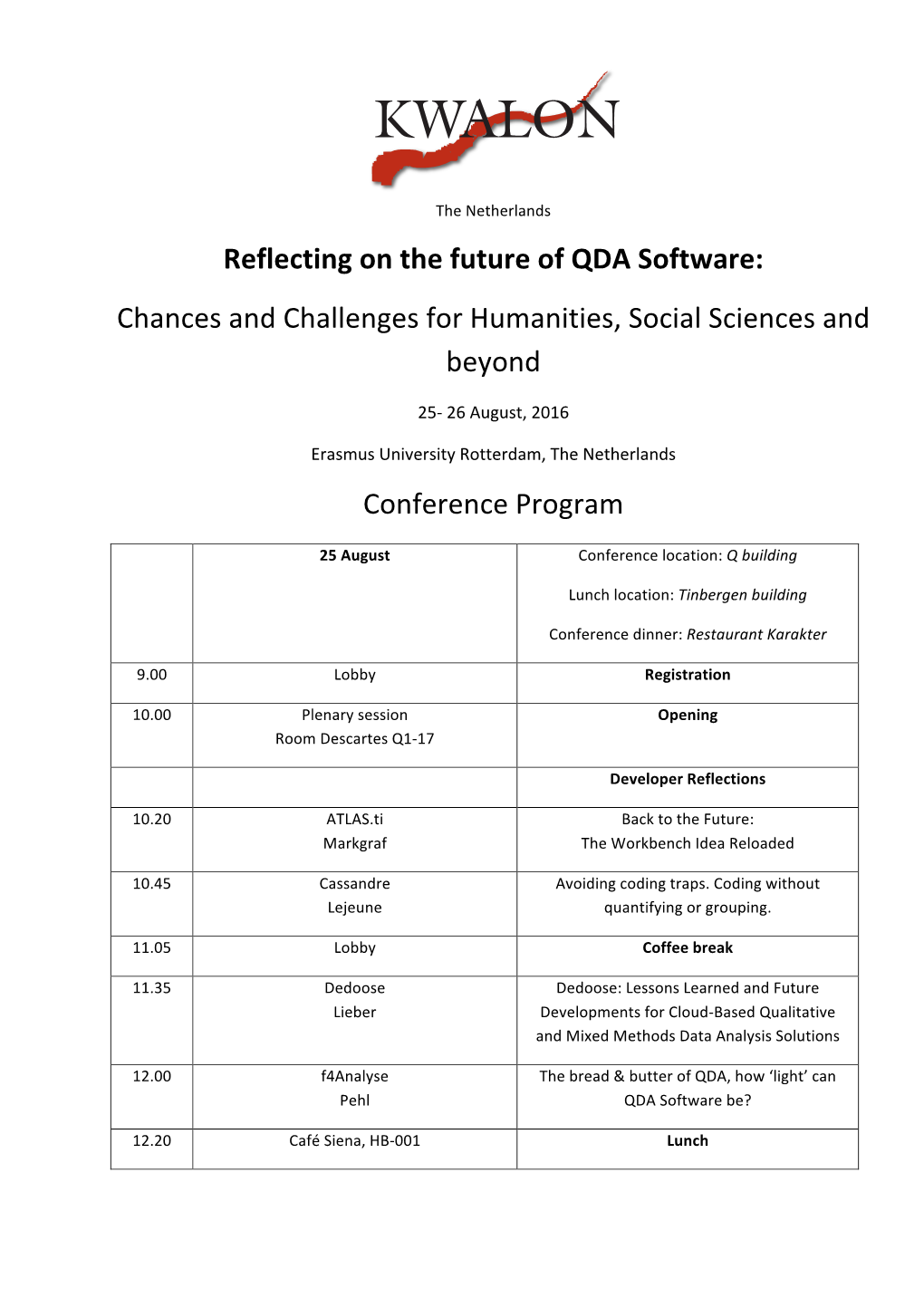 Program Conference for Booklet 08082016