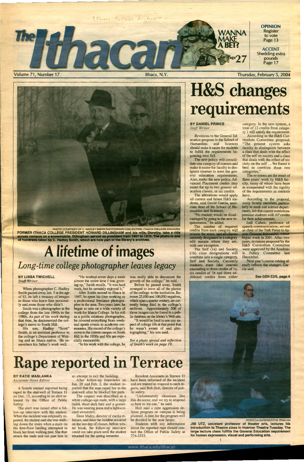 The Ithacan, 2004-02-05