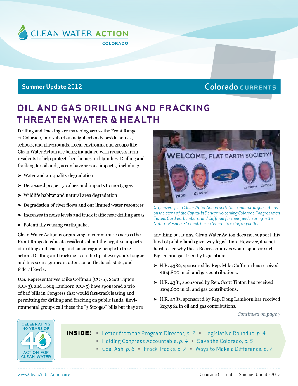 Oil and Gas Drilling and Fracking Threaten Water & Health