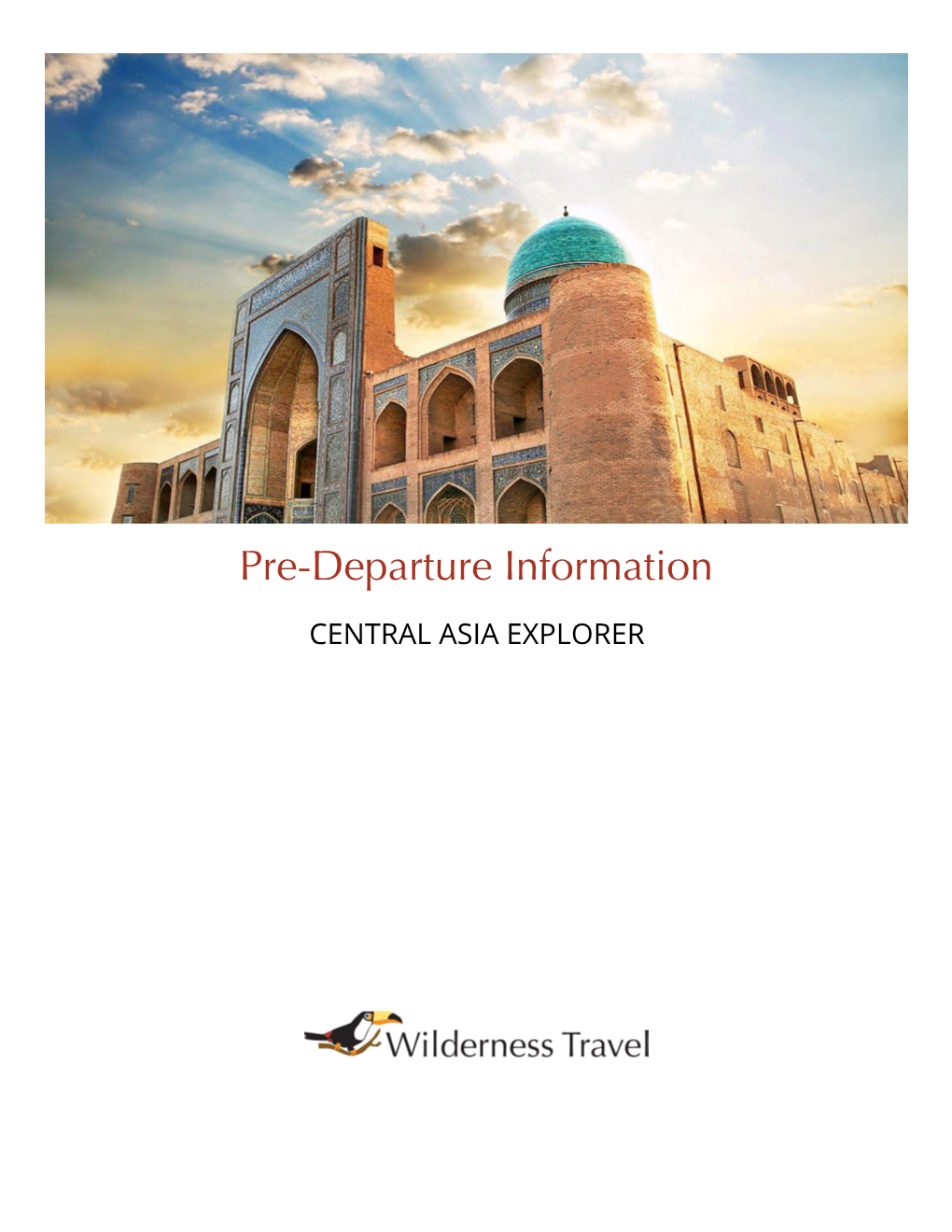 Pre-Departure Information