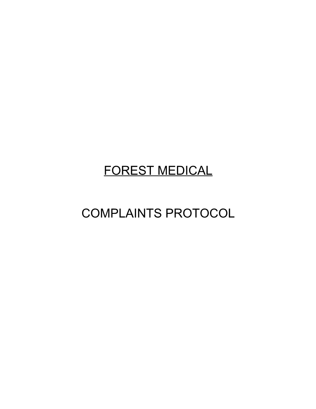 Forest Medical
