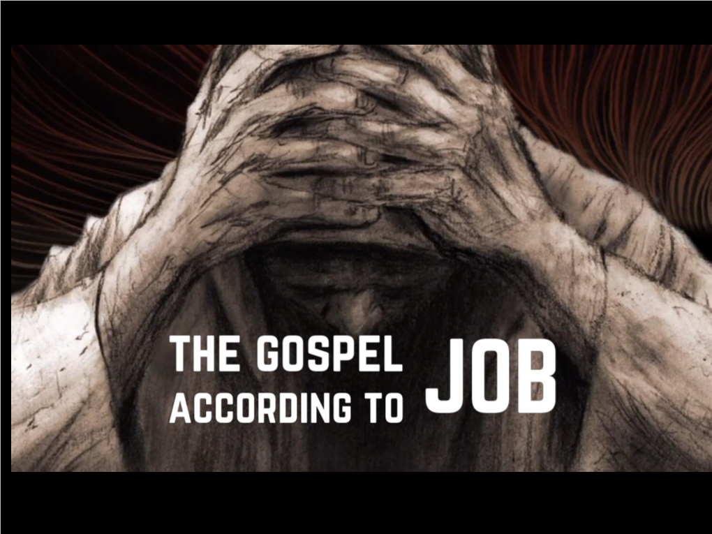 God and Job Finally Talk Job 38:1-42:6 Epilogue by Narrator Job 42:7-42:17 • God Speaks – Job Responds • God Speaks – Job Responds